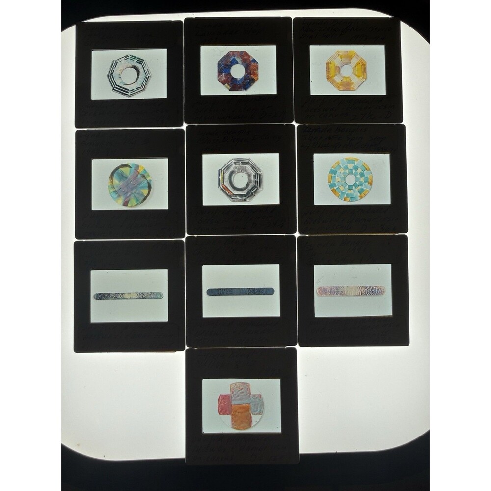 Lot 10 Vintage Lynda Benglis Art Gallery Slides 1993 1994 Wax Resin Sculpture